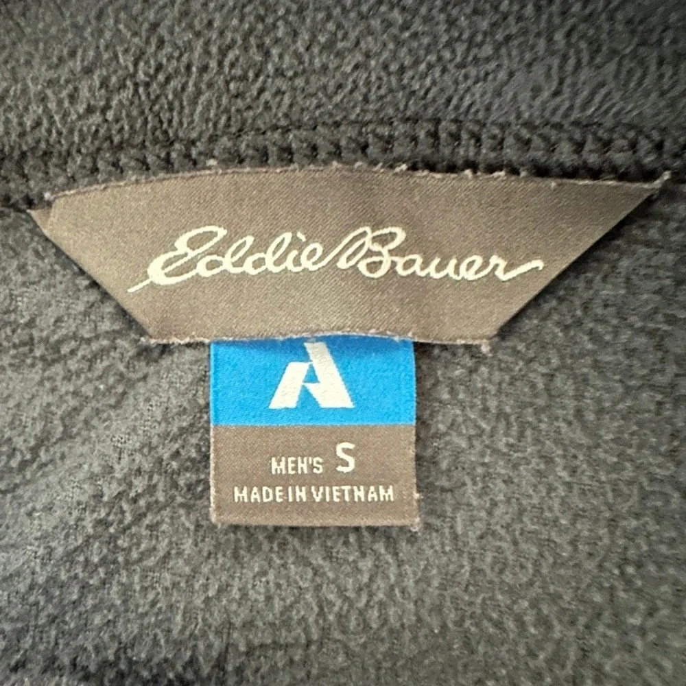 Eddie Bauer First Ascent Fleece Jacket S Gray Full Zip Gorpcore Hiking Outdoor - Picture 5 of 9